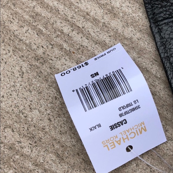 Michael kors casie trifold wallet black signature - Picture 6 of 6